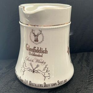 Glenfiddich Unblended Scotch Whisky Pitcher